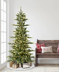 Puleo 6.5' Pre-Lit Artificial Fir Tree with Dual-Color Led Lights