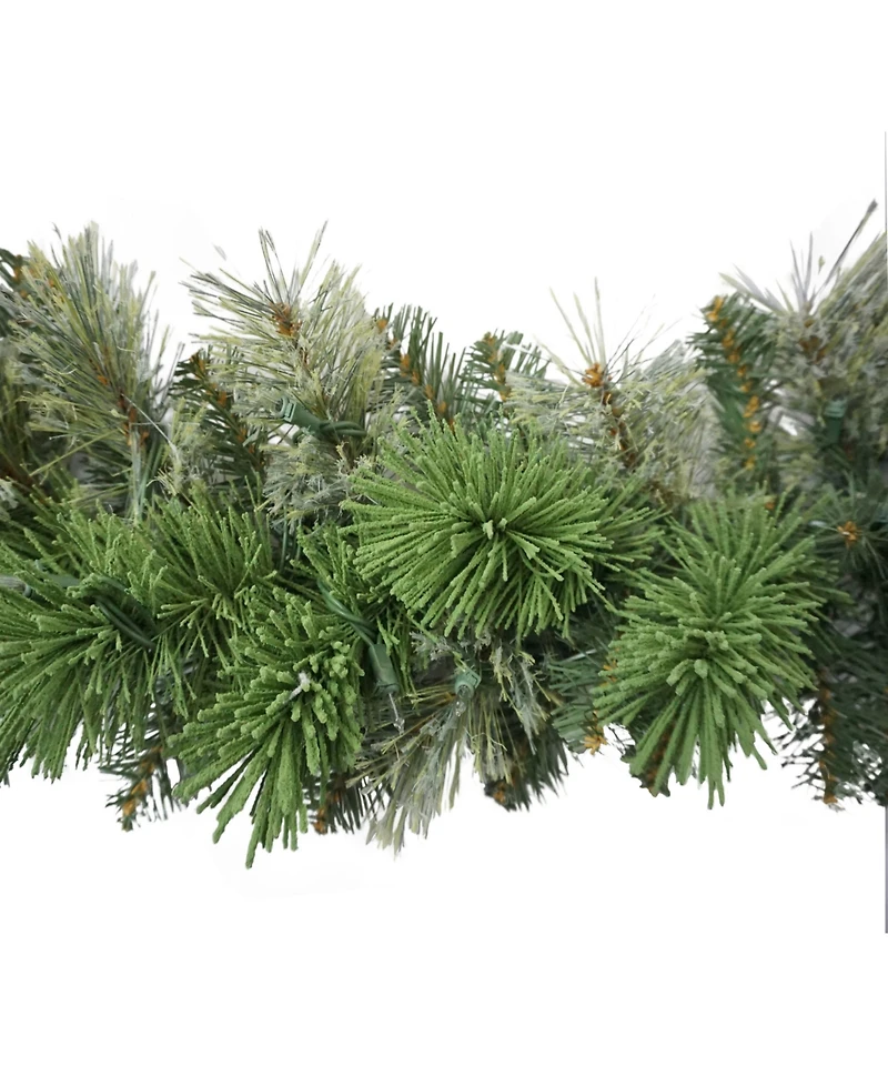 Puleo 9' Pre-Lit Oklahoma Pine Artificial Garland