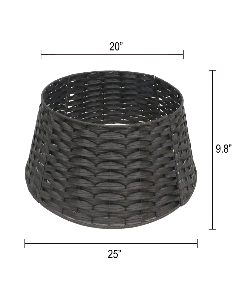 Puleo 25" Round Christmas Tree Collar Skirt