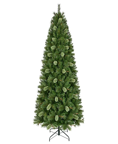 Puleo 7.5' Slim Teton Pine Artificial Christmas Tree