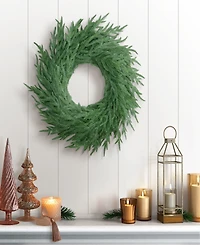 Puleo 24" Soft Unlit Artificial Christmas Wreath