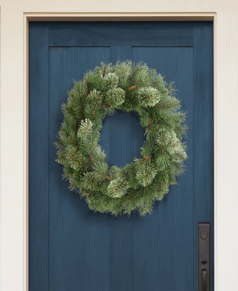 Puleo 24" Artificial Teton Pine Christmas Wreath