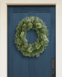 Puleo 24" Artificial Teton Pine Christmas Wreath