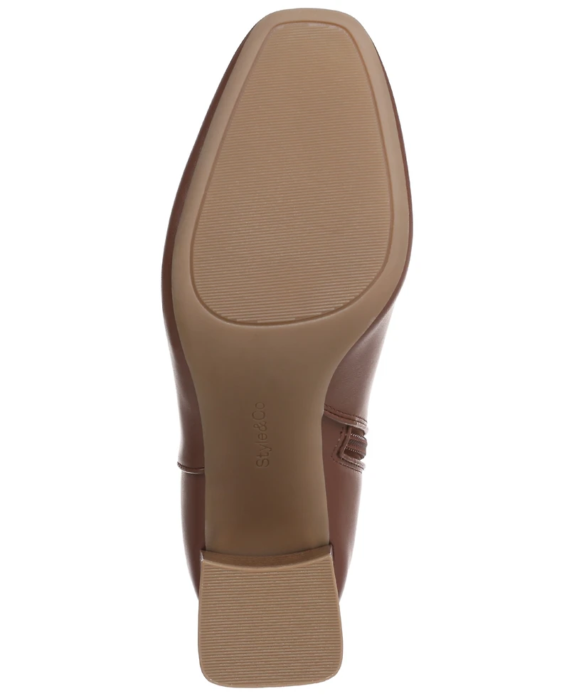 Style & Co Women's Hutchh Square Toe Ankle Booties, Macy's Exclusive