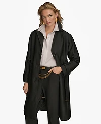 Donna Karan New York Women's Single-Breasted Belted Trench Coat
