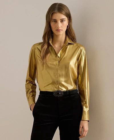 Lauren Ralph Petite Long Sleeve Shirt