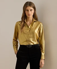 Lauren Ralph Petite Long Sleeve Shirt