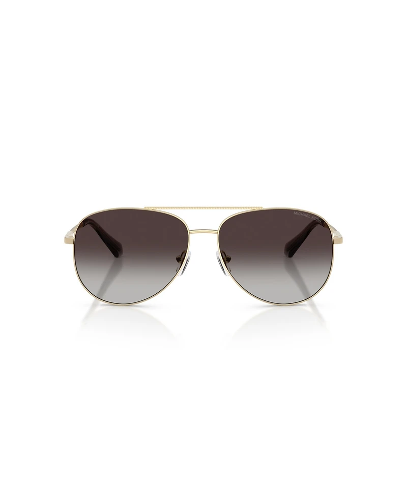 Michael Kors Women's Pilot Sunglasses, Perledo MK1172