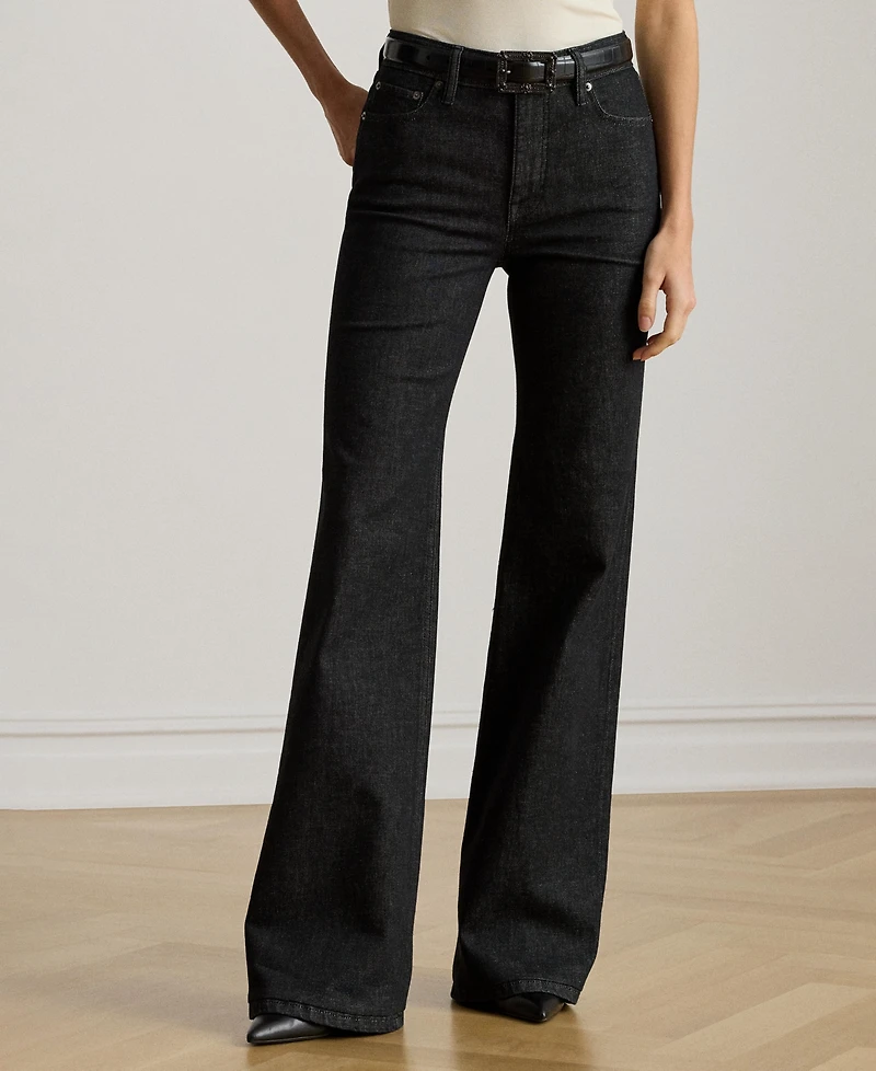 Lauren Ralph Women's High Rise Flare Jeans