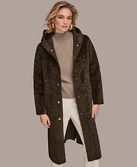 Donna Karan New York Women's Hooded Maxi Coat