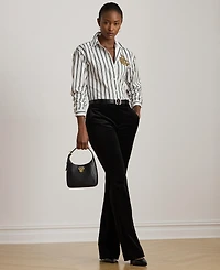 Lauren Ralph Women's Relaxed Fit Striped Shirt