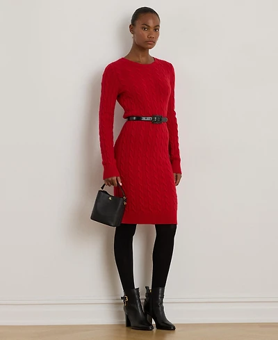 Lauren Ralph Women's Long Sleeve Sweater Dress
