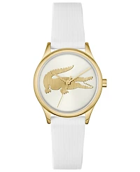 Lacoste Women's Crocodelle White Silicone Strap Watch, 30mm