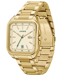 Lacoste Men's Gold Tone Stainless Steel Bracelet Watch, 39mm