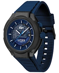 Lacoste Men's LC33 Mech Hybrid Automatic Silicone Strap Watch