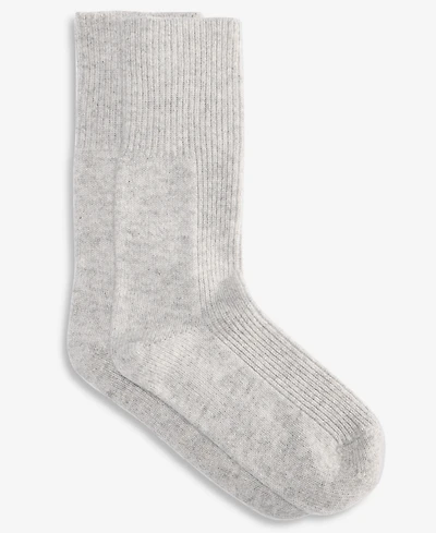 Charter Club Women's 100% Cashmere Solid Socks, Macy's Exclusive
