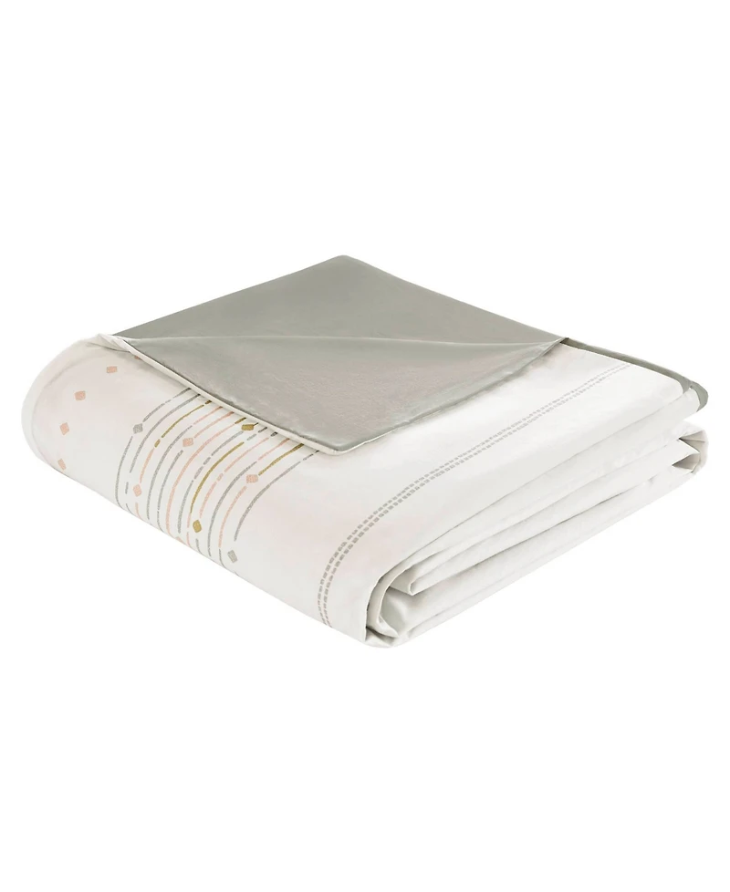 Ink+Ivy Nea Boho Stripe Cotton 3-Pc. Duvet Cover Set, King/California King