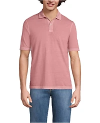 Lands' End Men's Short Sleeve Sun Faded Super T Polo