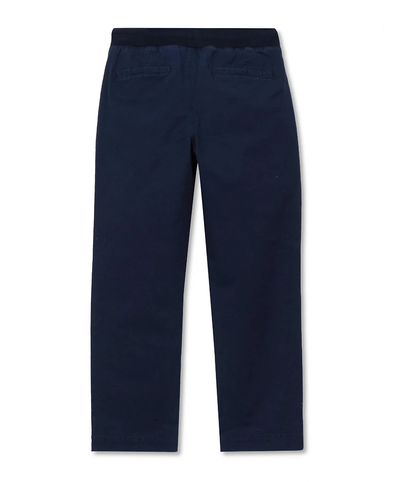 Lands' End Boys Stretch Soft Rib Waist Iron Knee Pull On Pants