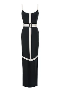 Jluxlabel Women's Belted Cami Maxi Dress