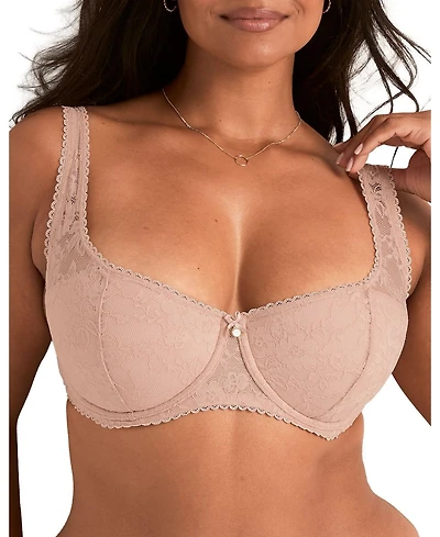 Adore Me Women's Alexiane Push Up Balconette Bra