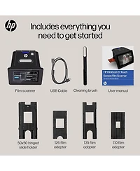 Hp FilmScan Film & Slide Scanner with 5" Touch Screen, Film Scanner Convert Negatives to Digital 22MP Jpeg
