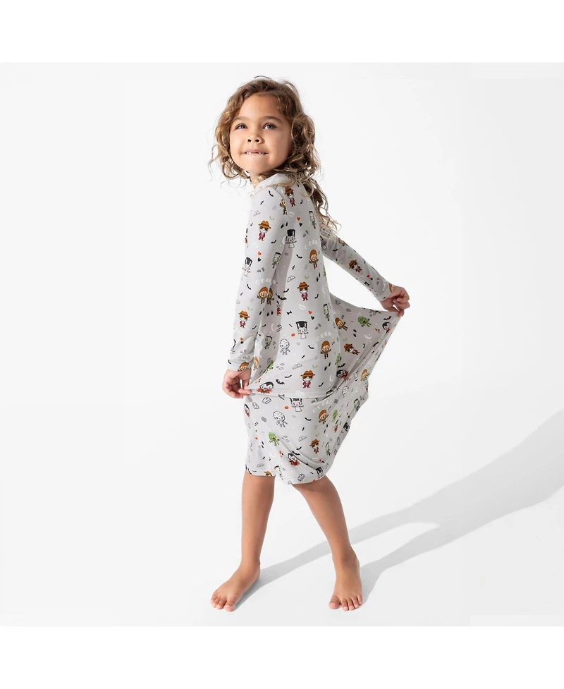 Bellabu Bear Girls' Little Monsters Short Sleeve Dress