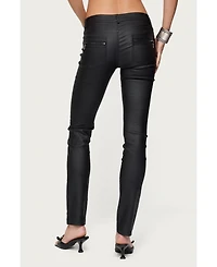 Edikted Women's Kaede Faux Leather Skinny Jeans