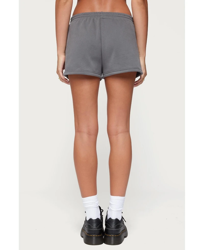Edikted Women's Soho 76 Sweat Shorts