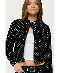 Edikted Women's Tabitha Polka Dot Jacket