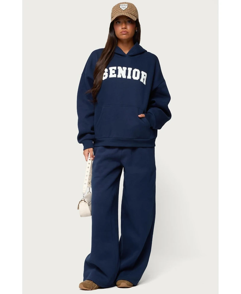 Edikted Women's Senior Girl Straight Leg Sweatpants