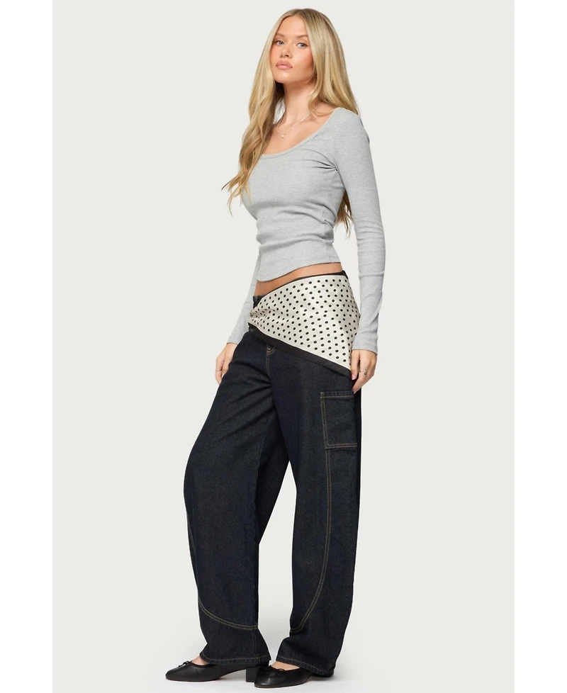 Edikted Women's Makenna Scoop Neck Top