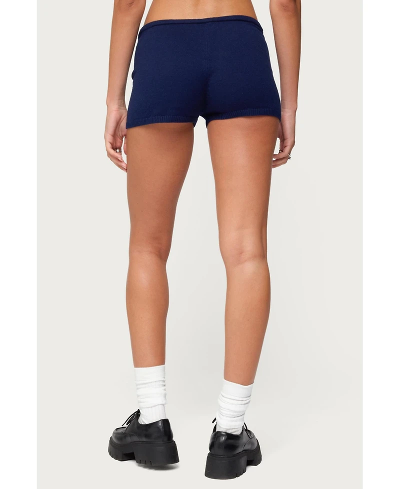 Edikted Women's Arianna Knit Shorts