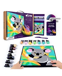 Wise Elk Okto Clay by Numbers - Koala - (11.4×11.4 in) - Ages 5+