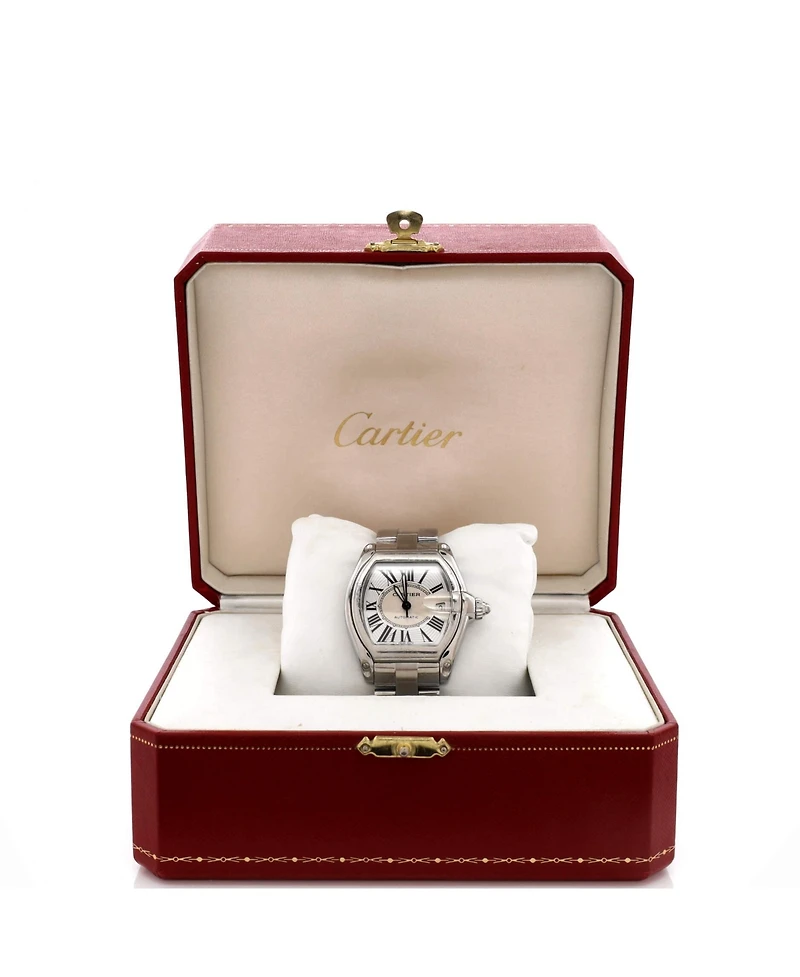Pre-Owned Cartier Roadster Automatic Watch in Stainless Steel 37mm