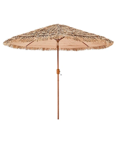 Slickblue Tiki Thatched Patio Umbrella for Poolside Garden or Beach Shade
