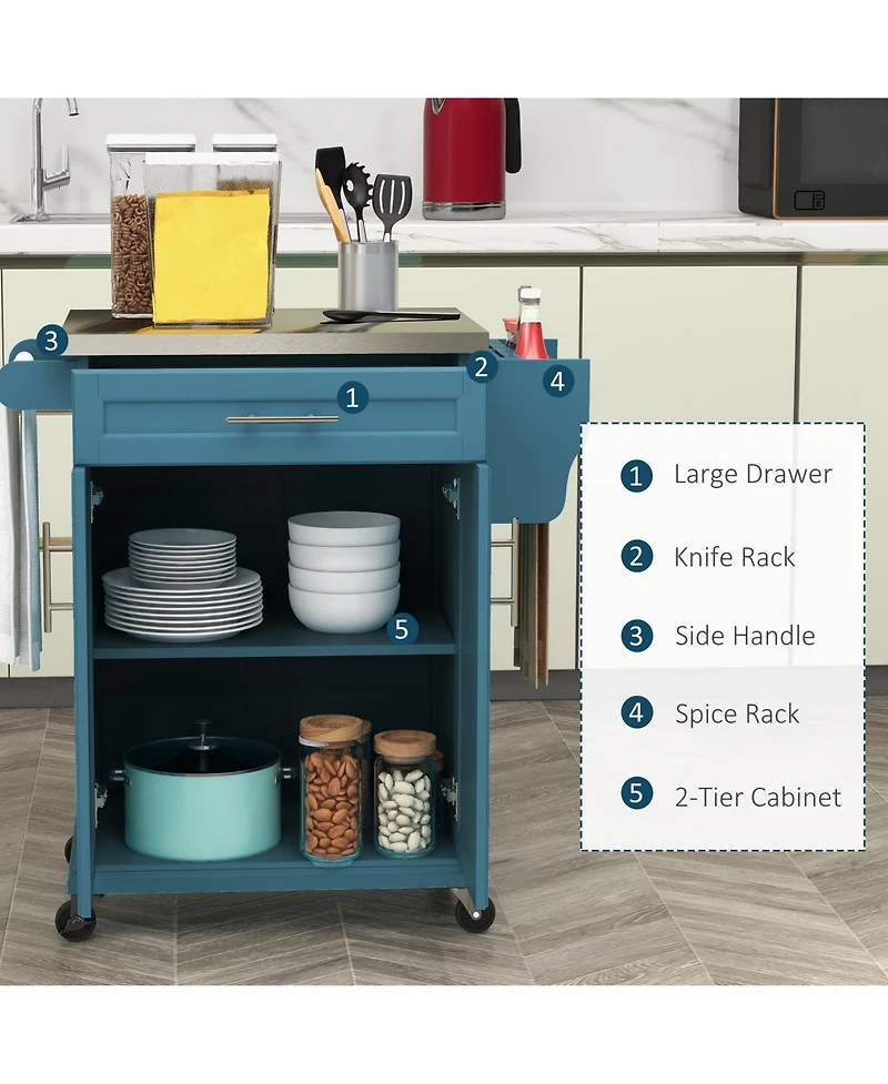 Wooden Kitchen Storage Cabinet with Adjustable Shelves for Organized Kitchen Space
