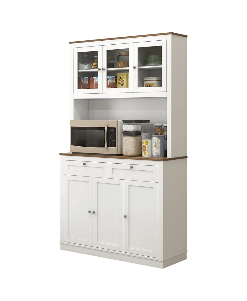 Slickblue Spacious Multi-Purpose Kitchen Storage Cabinet for Efficient Utensils and Pantry Storage