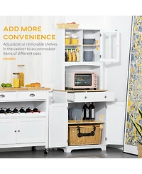 Slickblue Modern Kitchen Storage Cabinet for Efficient Organization and Extra Storage Space