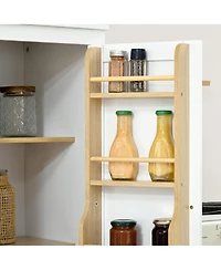 Slickblue Spacious Kitchen Storage Cabinet with Adjustable Shelves and Durable Design