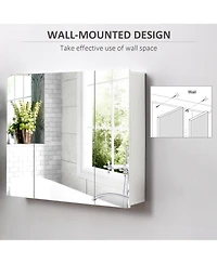 Slickblue Bathroom Cabinet with Mirror for Stylish and Functional Bathroom Storage