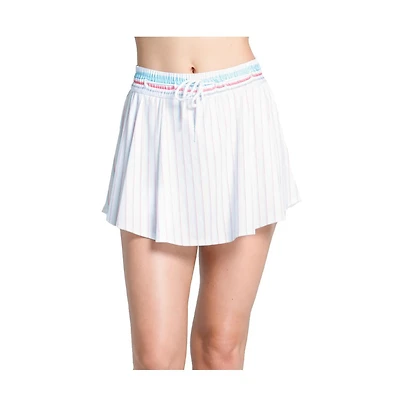 Lucky Love Women's High Waist Retro 13.5in Tennis Skirt