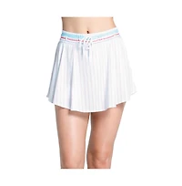Lucky Love Women's High Waist Retro 13.5in Tennis Skirt