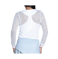 Lucky Love Retro Stripe Womens Tennis Pullover