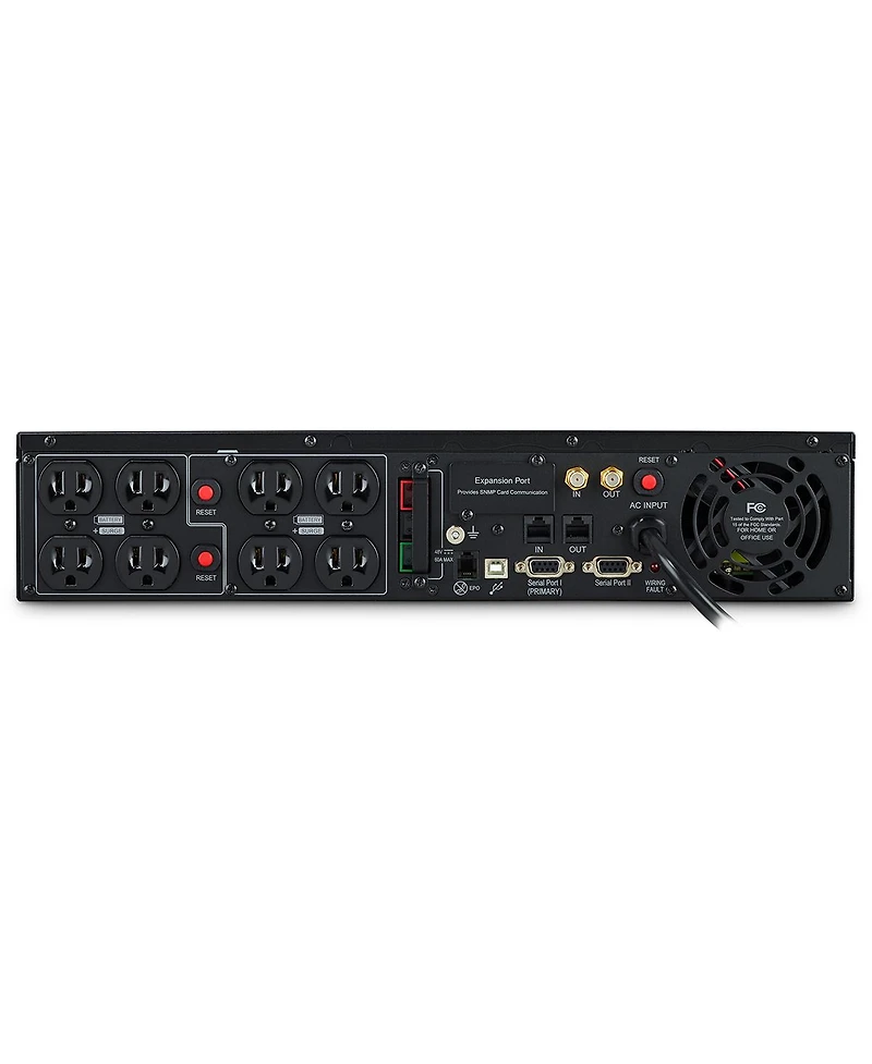 CyberPower OR1500LCDRTXL2U Smart App Intelligent LCD 1500VA / 1125W Ups, 2U Rack Mount, 8 Outlets