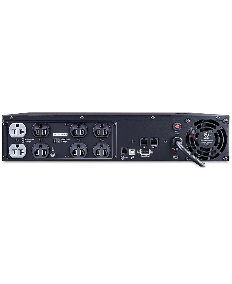 CyberPower OR2200PFCRT2U Smart App Intelligent Lcd 2000VA Ups, 8 Outlets / Usb and Serial Ports, 2U Rack Mount