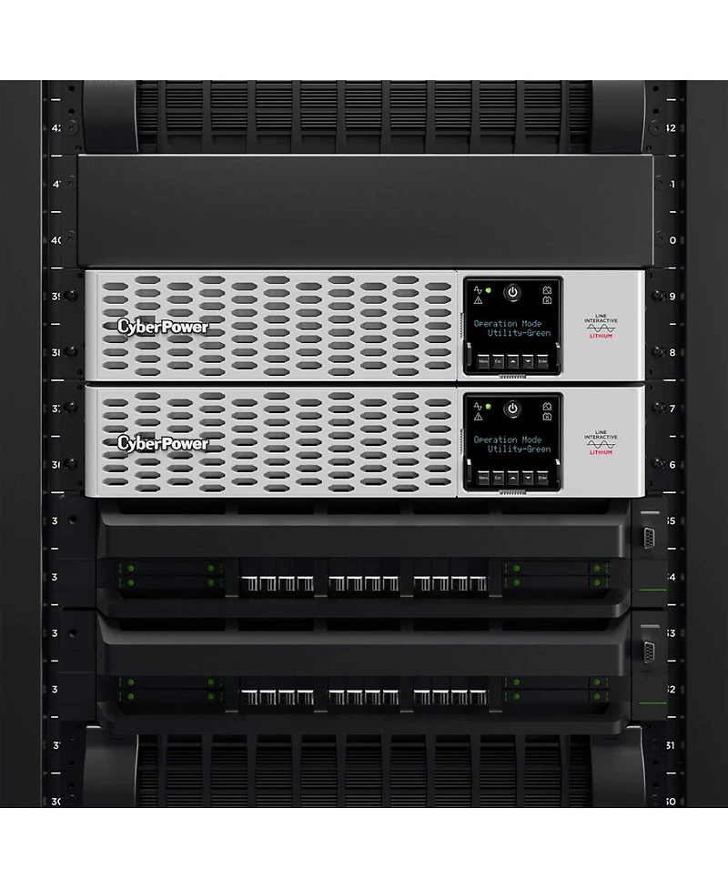 CyberPower PRL1500RT2UC 1500VA/1500W Smart App Sinewave Rack/Tower Ups with Built-In Cloud Monitoring, 8x Nema 5-15R