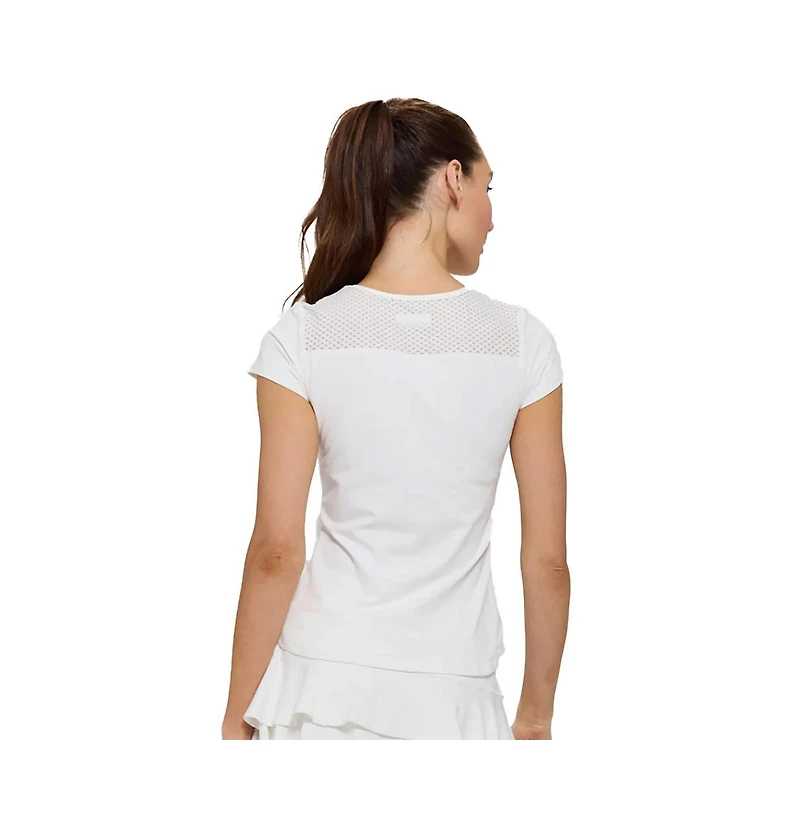 Lija Deep V-Neck Womens Tennis Shirt