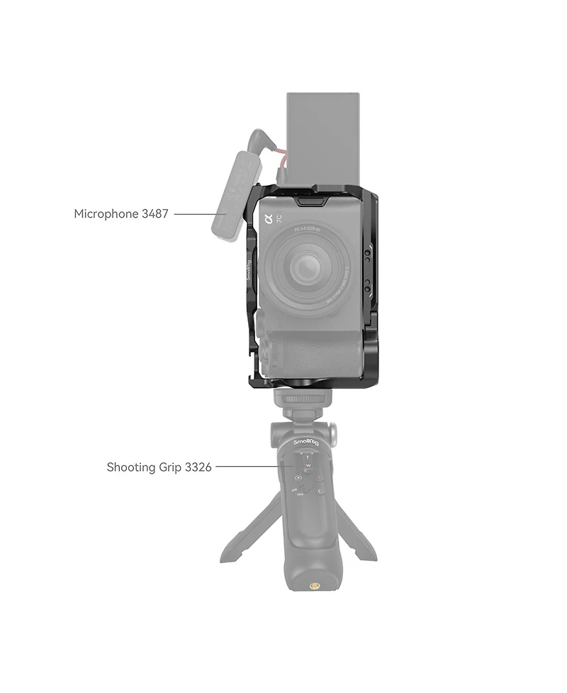 SmallRig 4422 Full Camera Cage Kit for Sony Alpha 7C Ii and Alpha 7CR