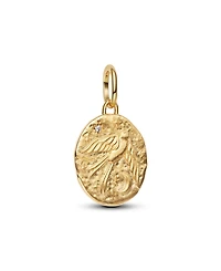 Pandora Gold Plated Swallow Medallion Charms